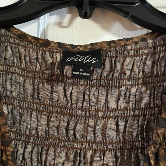 Leopard Print Brown Maxi Dress - Picture 2 of 2